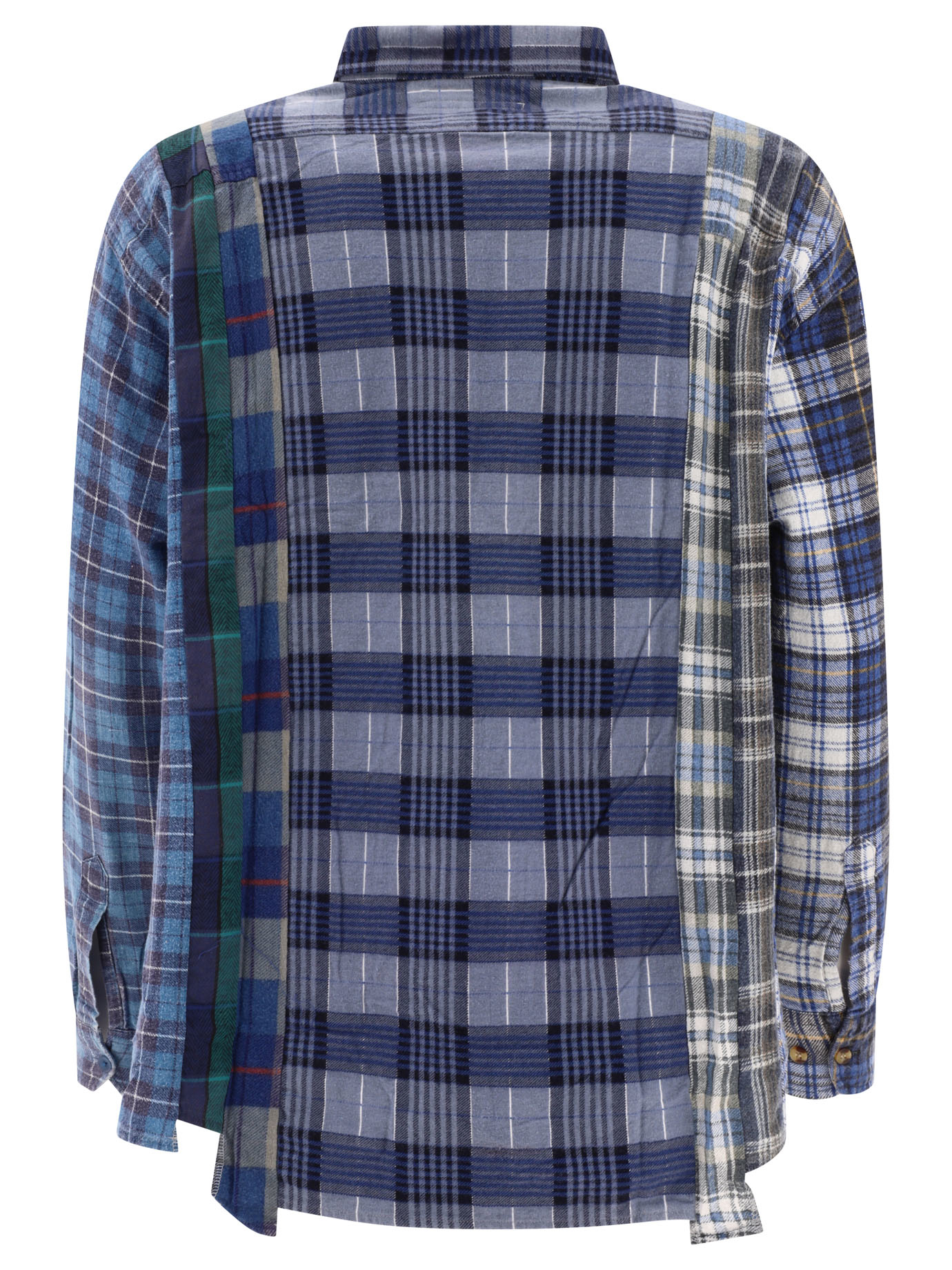 NEEDLES Blue 7 Cuts shirt